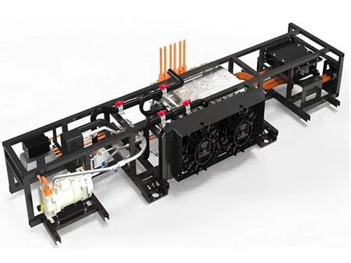 Sistema integrado de gestión térmica del vehículo (Batería + Climatización de la Cabina + Control Electrónico)
