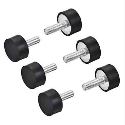 Aisladores de vibración cilíndricos/Pies o patas niveladoras
