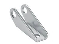 Soporte de horquilla con placa base de un orificio