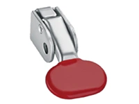 Cabezal de liberación de resorte de gas con botón pulsador rojo (largo)
