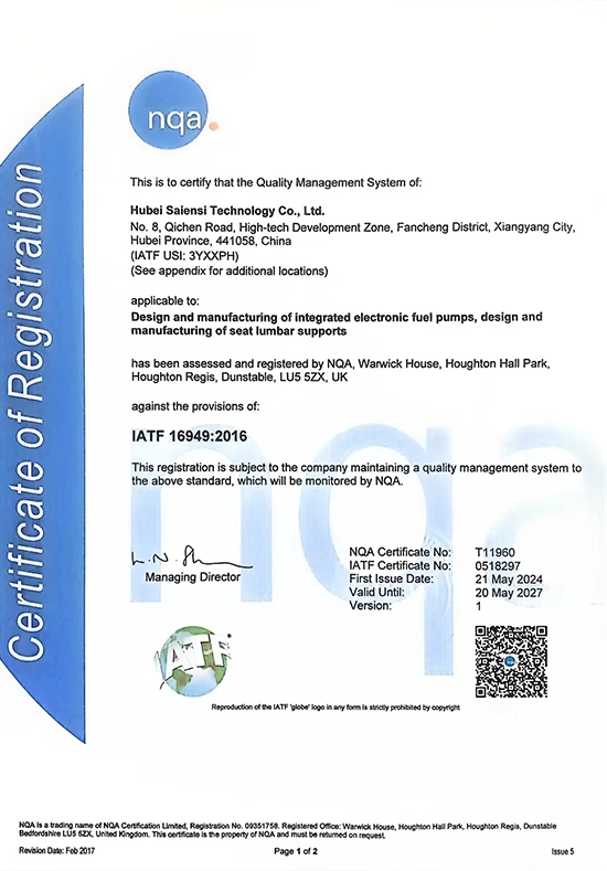 Sistema de Gestión de Calidad IATF 16949